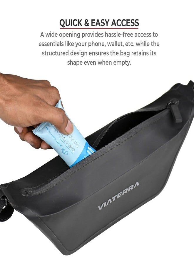 ViaTerra Waterproof 2L Universal Motorcycle Handlebar Bag - Image 4