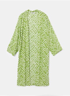 LC WAIKIKI Shawl Neck Patterned Long Sleeve Kimono  - Image 5