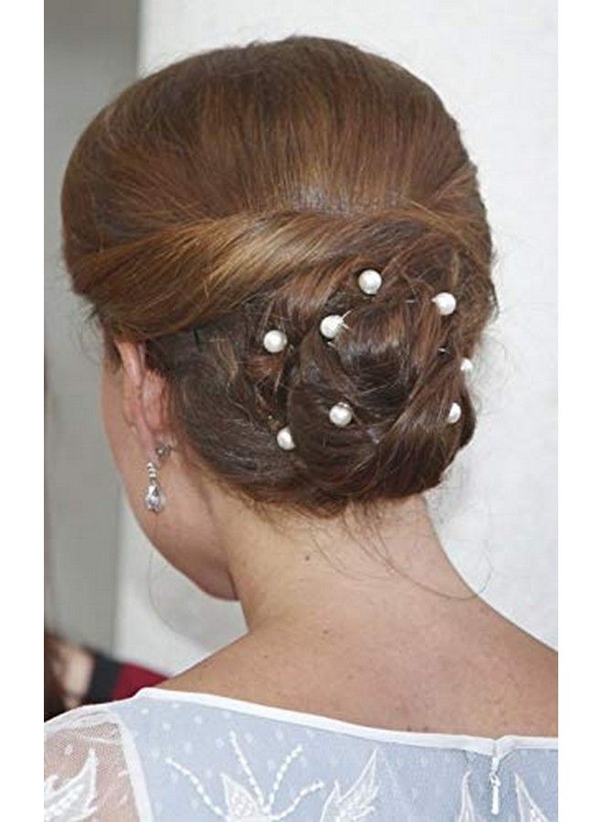Foreign Holics For Women'S Beautiful Pearl Bridal Hair Juda Pins (White) - Pack Of 12 Pieces - Image 5