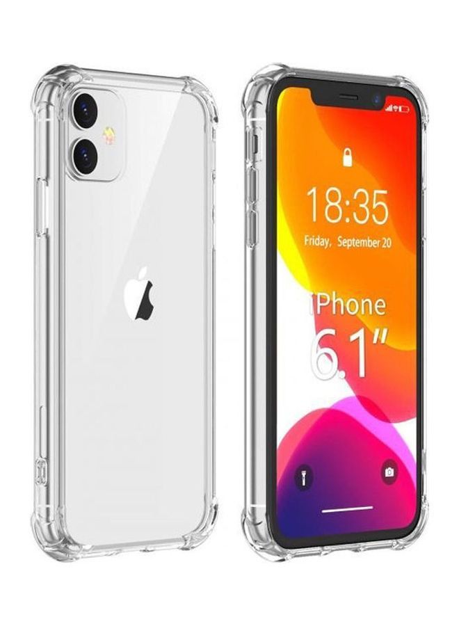جراب iPhone 11 ، جراب واقٍ رفيع للغاية من البولي يوريثان النحيف عالي الدقة ، وظهر صلب من البولي كربونات + إطار ممتص للصدمات وغطاء خلفي مضاد للخدش شفاف - Image 1