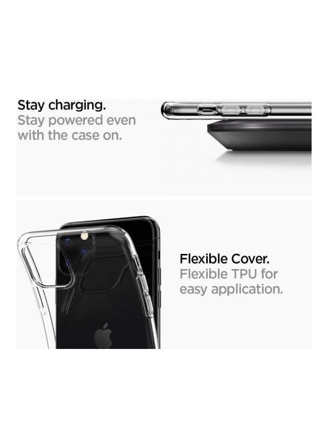جراب iPhone 11 ، جراب واقٍ رفيع للغاية من البولي يوريثان النحيف عالي الدقة ، وظهر صلب من البولي كربونات + إطار ممتص للصدمات وغطاء خلفي مضاد للخدش شفاف - Image 2