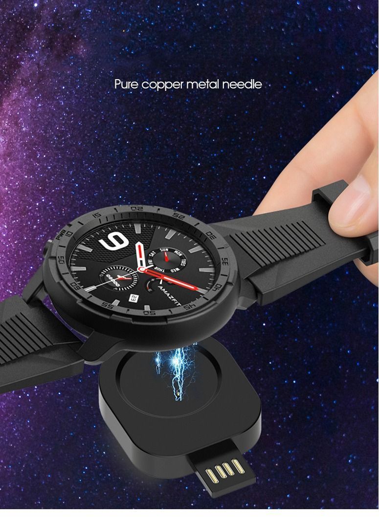 Y&D Smartwatch Chargers, Replacement USB Charger, for Amazfit GTR 2 / 2e GTS Mini/Pop/Pop Pro,Portable Separable Magnetic Charger Stand, Smart Watch - Image 5