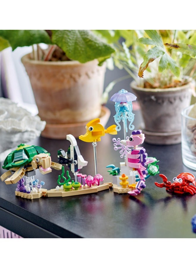 LEGO - 31158 Creator 3In1 Sea Animals Toys To Octopus And Squid Models To Fish Figures, Building Set For Kids, Birthday Gift Idea For Boys And Girls Aged 8 Years Old And Over (421 Pieces) - Image 1