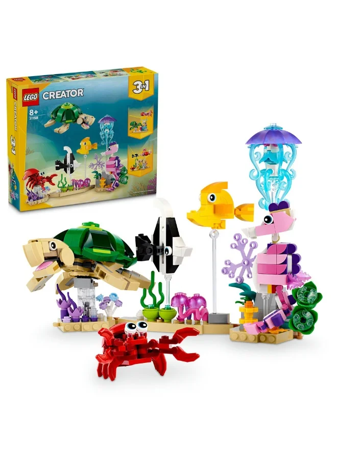 ليغو مجموعة بناء 3 في 1 لعبة الحيوانات البحرية 31158 من LEGO® Creator