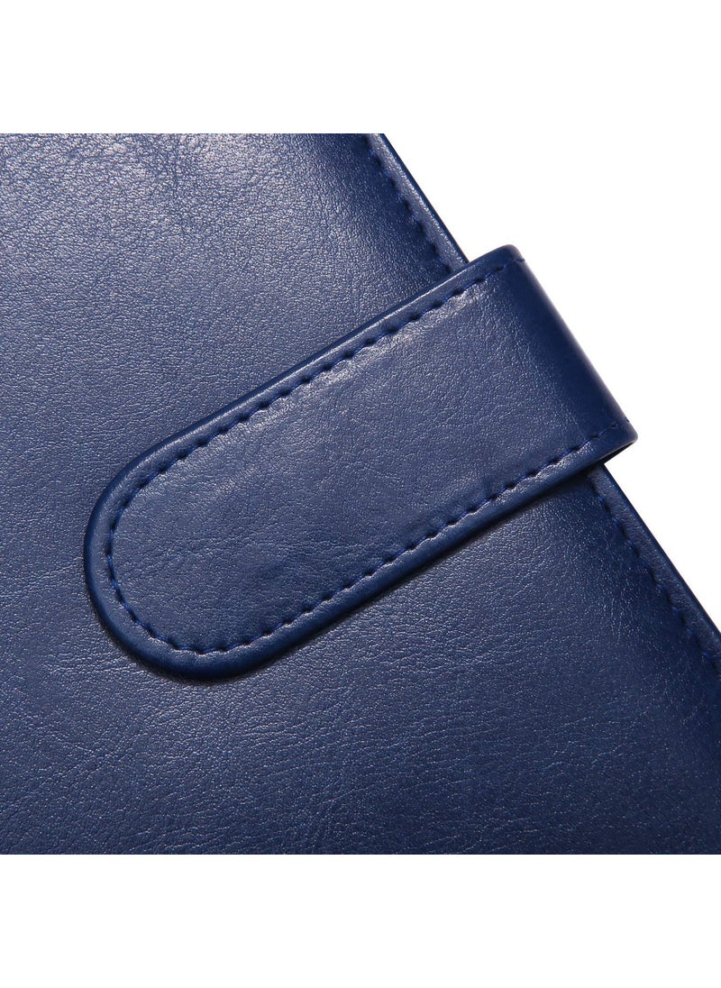 Mymazn Padfolio Clipboard Folder Portfolio, Mymazn Faux Leather Folder Storage Clipboard with Cover for 8.5 x 11 Legal Pad A4 Refillable Folio Conference Writing Notepad (Blue)  - Image 5