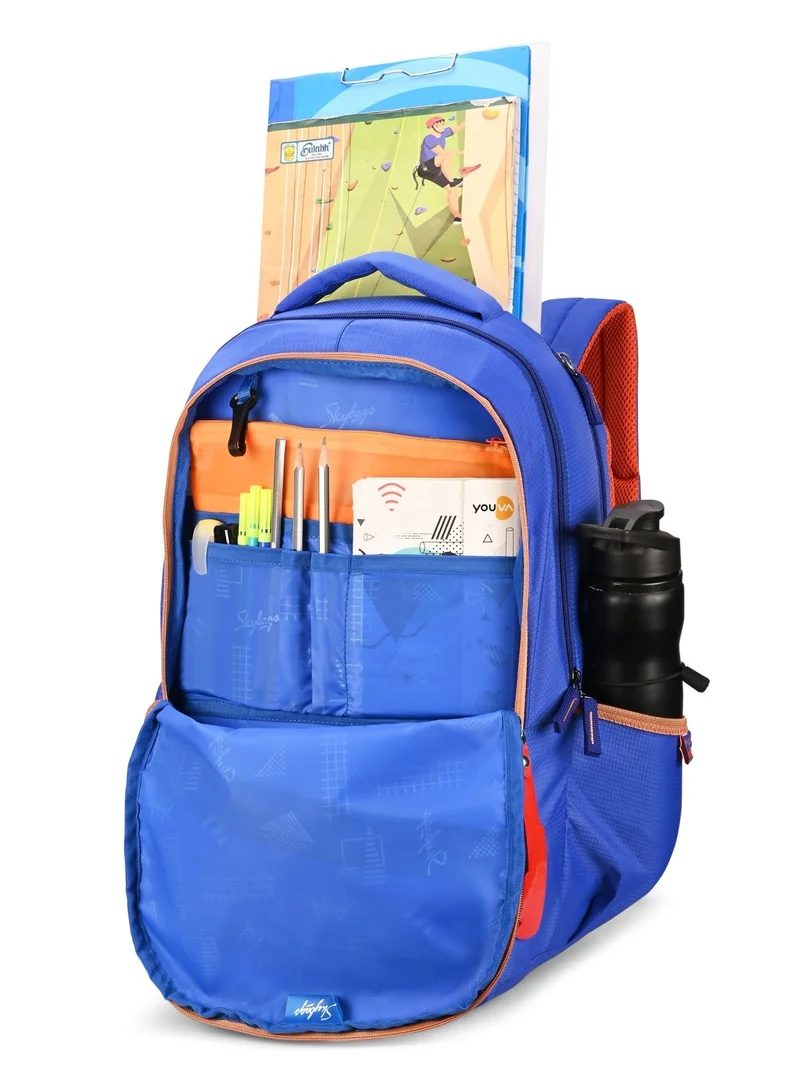 Skybags KLAN 07 SCHOOL BACKPACK BLUE