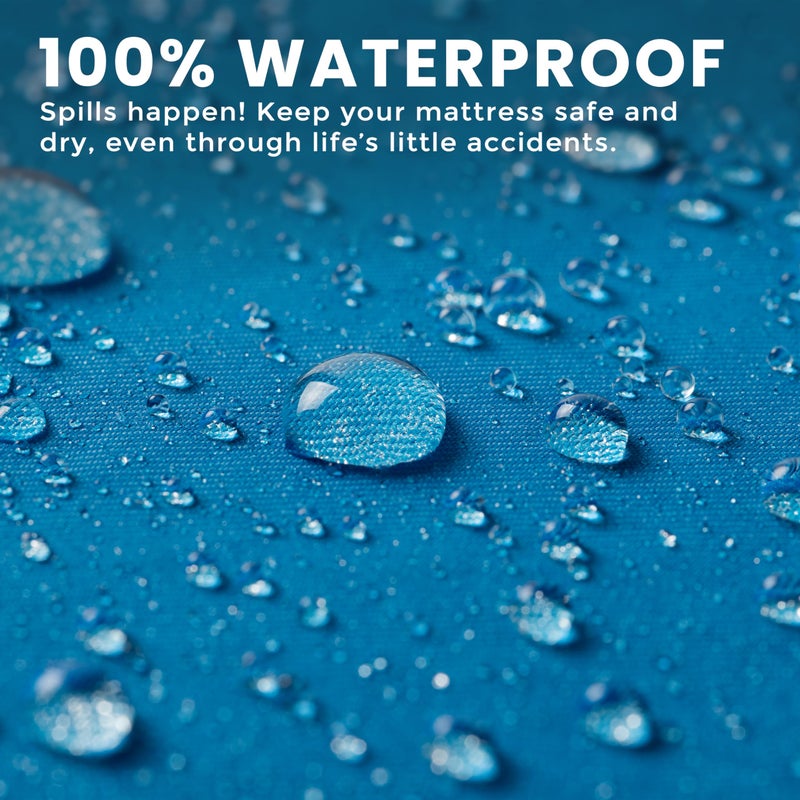 Utopia Bedding Premium Waterproof Bed Bug Mattress Cover, Queen Zippered Mattress Protector, 12 Inches Deep, Dust Mite Proof 6-Sided Mattress Encasement for Bed - Image 3