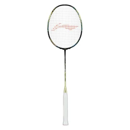 Li-Ning AXForce 100 Badminton Racquet - Unstrung, 4U Weight, G5 Grip, Ultra-Thin Shaft, Head-Heavy Balance, High Elasticity Carbon Fiber - Image 1