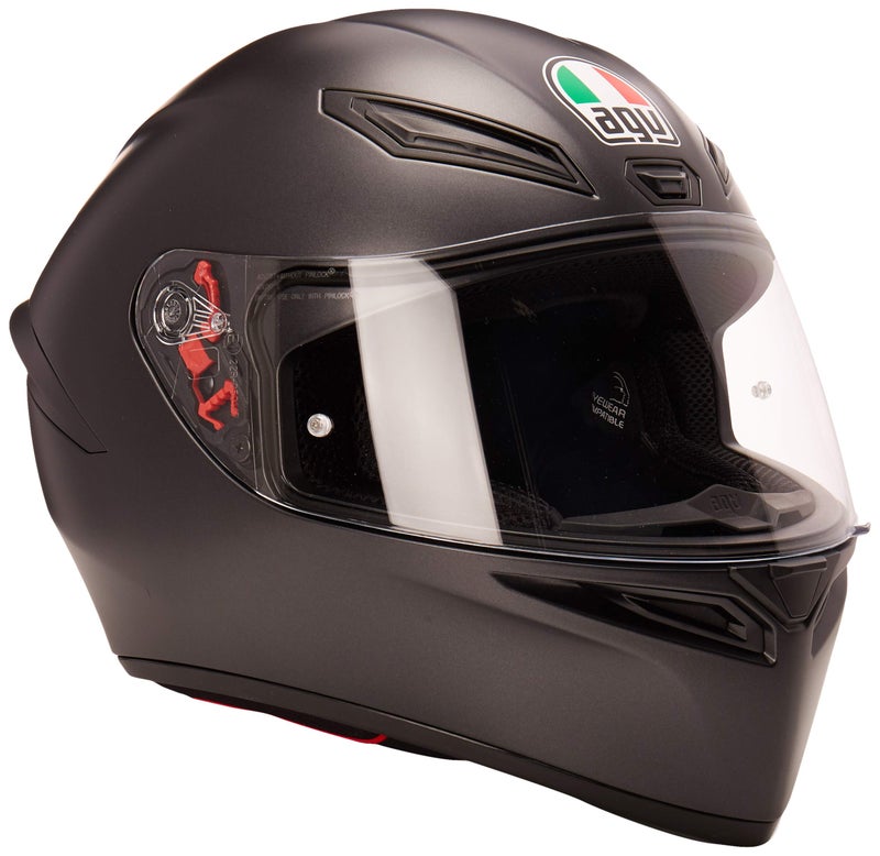 AGV AGV-0281O4I0-003-XL Unisex-Adult Full Face K-1 Motorcycle Helmet (Matte Black, X-Large) - Image 4