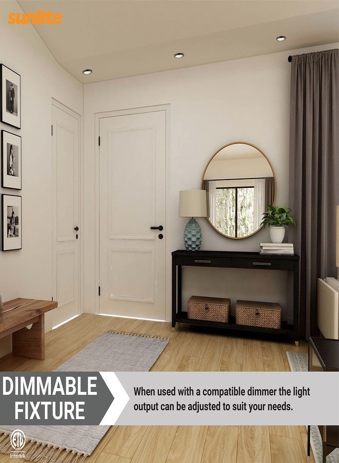 Sunlite LED 7" Round Mini Panel Light Fixture, 15W, 1000 Lmns, 30K/40K/50K Selectable CCT, Dimmable, Oil Rubbed Bronze Finish, 50,000 Hour Life Span, ETL Listed - Image 5