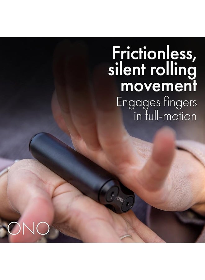 ONO Roller - Handheld Fidget Toy for Adults | Help Relieve Stress, Anxiety, Tension | Promotes Focus, Clarity | Compact, Portable Design (Full Size/Aluminum, Black) - Image 5