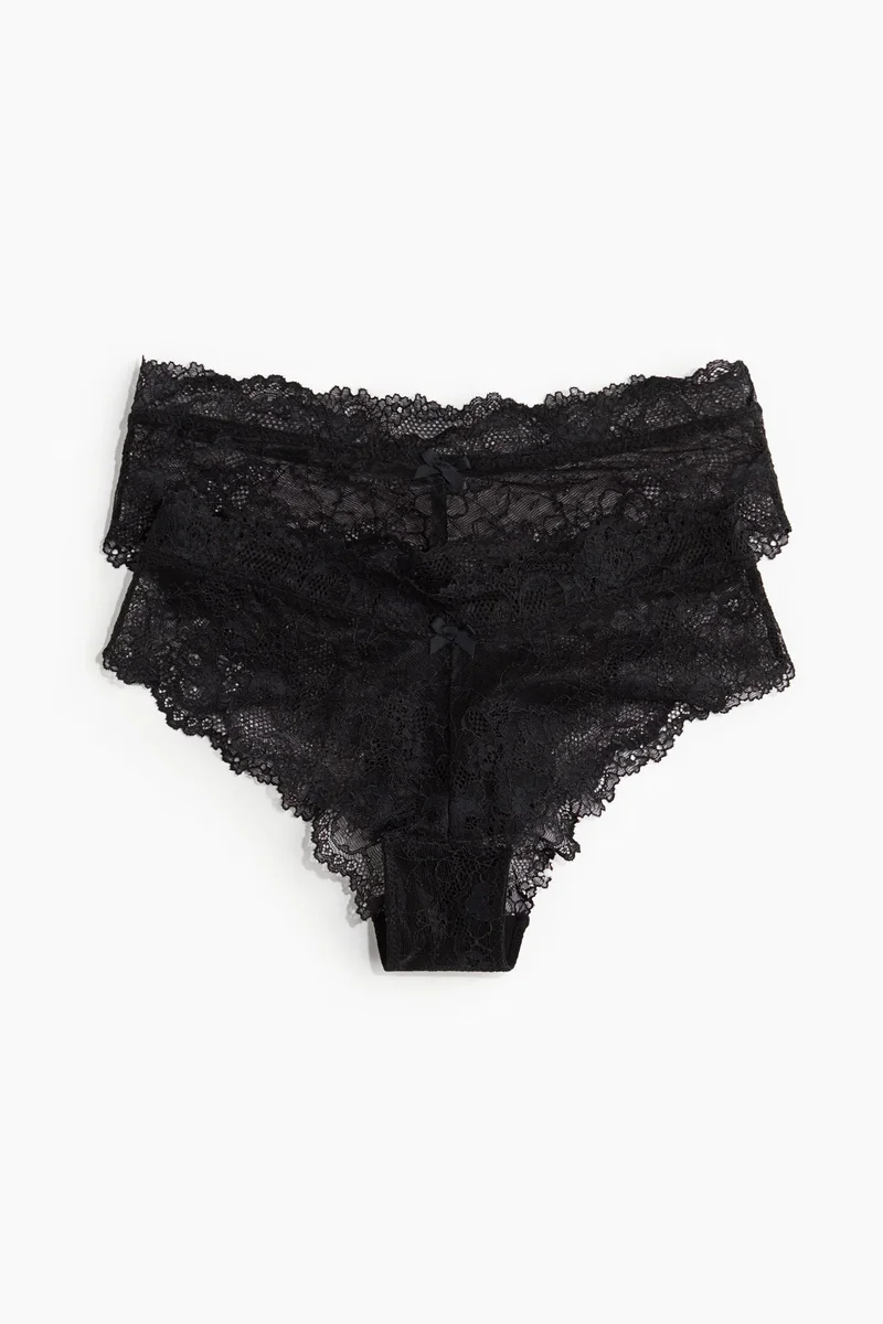 H&M 2-pack lace hipster briefs