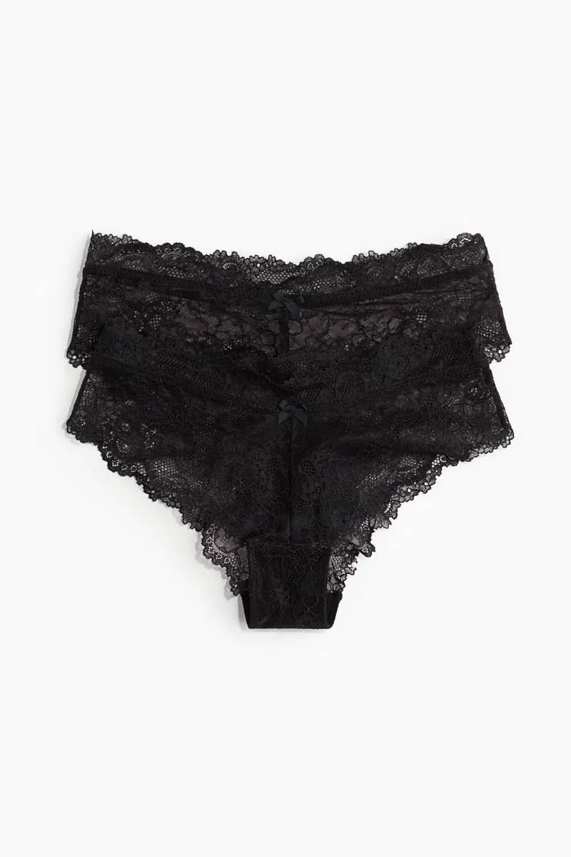 H&M 2-pack lace hipster briefs