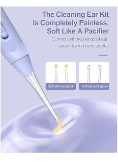 SYOSI Ear Wax Removal Tool with Light, Kids Remover Cleaning Cleaner Built-in Storage Space Upgraded Light  - Image 3