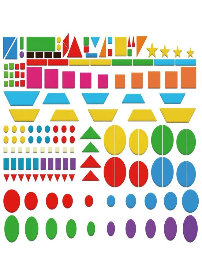 BEUNITONE 160pcs Building Blocks Felt Board Pieces Flannel Board Precut Figures for Birthday Gifts Wall Hanging Decoration - Image 1