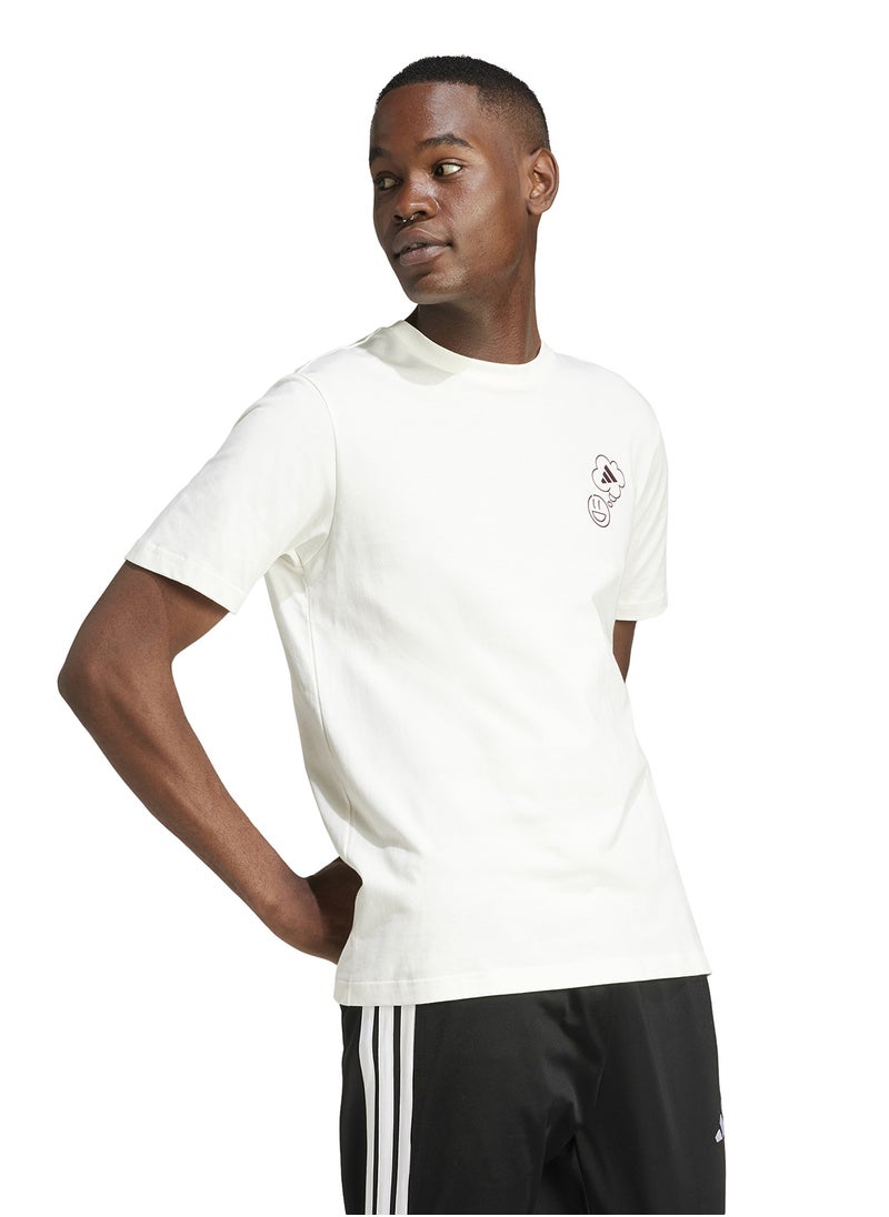Adidas - Lounge Verbiage Circle Graphic T-Shirt - Image 1