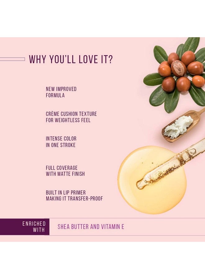 Lotus Makeup Lotus Make-Up Ecostay Matte Lip Lacquer - Plum Berry, Plum, 4 g x Pack of 2 - Image 4