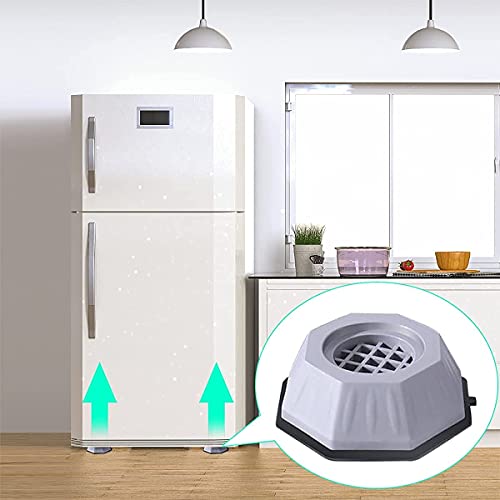 Rylan Anti Vibration Pads for Washing Machine Washing Machine Feet Pads Shock Absorber Noise Cancelling Washer Support, Washing Machine Anti Vibration Pad Heightening Pads with Suction (Pack of 4) - Image 2