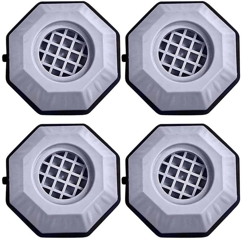 Rylan Anti Vibration Pads for Washing Machine Washing Machine Feet Pads Shock Absorber Noise Cancelling Washer Support, Washing Machine Anti Vibration Pad Heightening Pads with Suction (Pack of 4) - Image 3