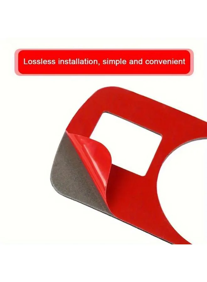 Carbon Fiber Car Headlight Switch Frame Cover Trim LHD Interior Sticker For Audi TT 8N 8J - Image 5