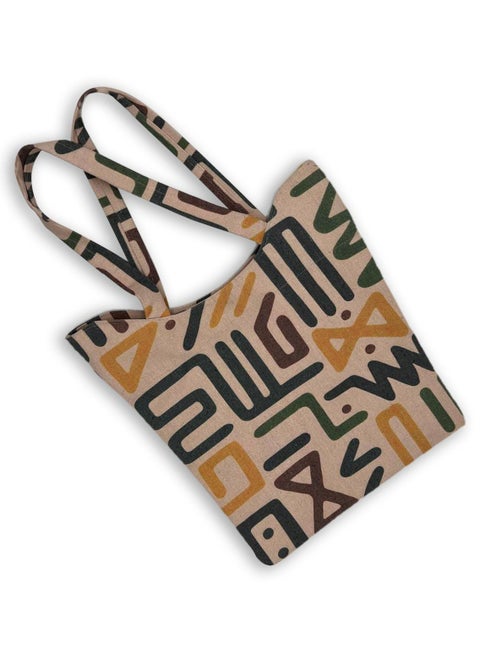 حقيبة يد حريمي كتان مطبوعة W230005A