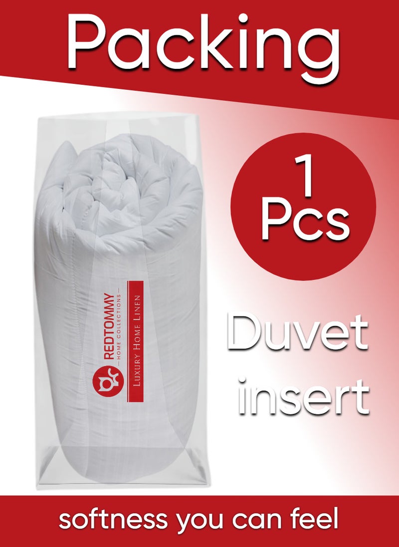REDTOMMY REDTOMMY Microfiber Queen Size Soft Duvet Insert White 150x200cm  - Image 2