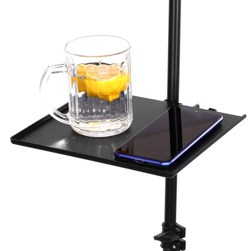 Image ClampOn Rack Tray HolderMicrophone Stand Shelf 79x86inch Music Stand for Music Sheet Accessory Standard Speaker Stand