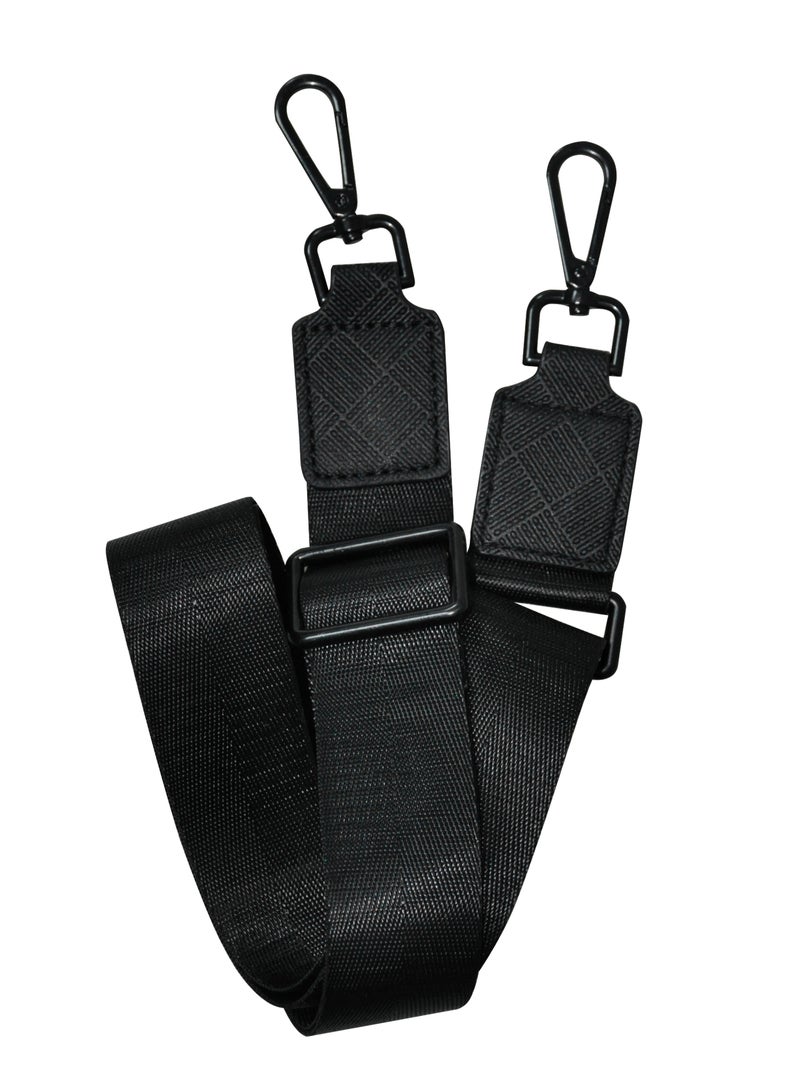 LEVELO Soho Leather Sling Bag / Designed PU Leather Finish / Interior Zipped Pocket / Elegant and Durable Bag - Black  - Image 4