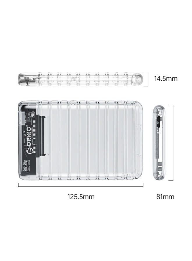 Orico ORICO 2.5 inch External Hard Drive Enclosure USB 3.0 to SATA III for 7mm and 9.5mm SATA HDD SSD 25PW1-U3 + 2189U3 - Image 2