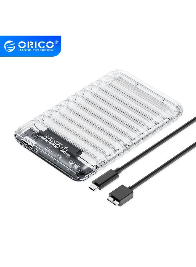 Orico ORICO 2.5 inch External Hard Drive Enclosure USB 3.0 to SATA III for 7mm and 9.5mm SATA HDD SSD 25PW1-U3 + 2189U3 - Image 1