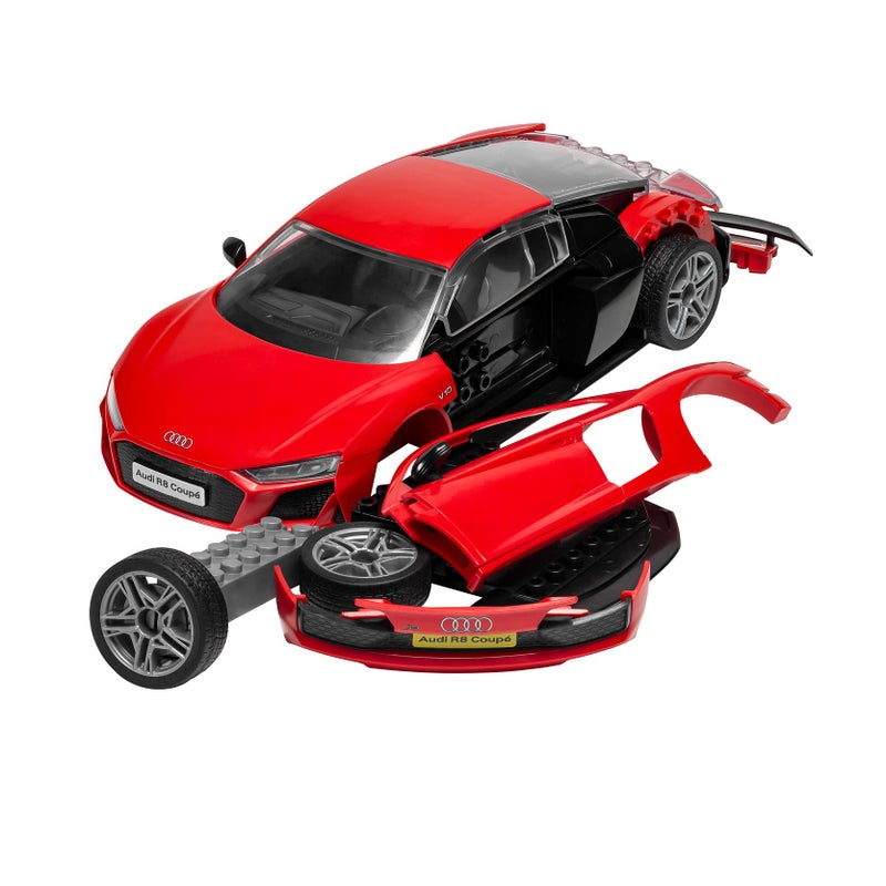 Airfix J6049 Quickbuild Plastic Model Car Kits - Audi R8 Coupe - Easy Assembly Snap Together Model Kit, Classic Car for Adults & Kids to Build, Model Sports Car, Building Toys Set - Image 5