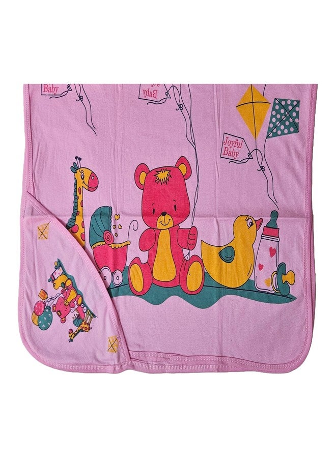 PALMY24 Hooded Baby Towel for Newborn to 24 Months – Ultra Soft, Quick Dry, Absorbent Towel with Cute Hood Design (Pink) - Image 4