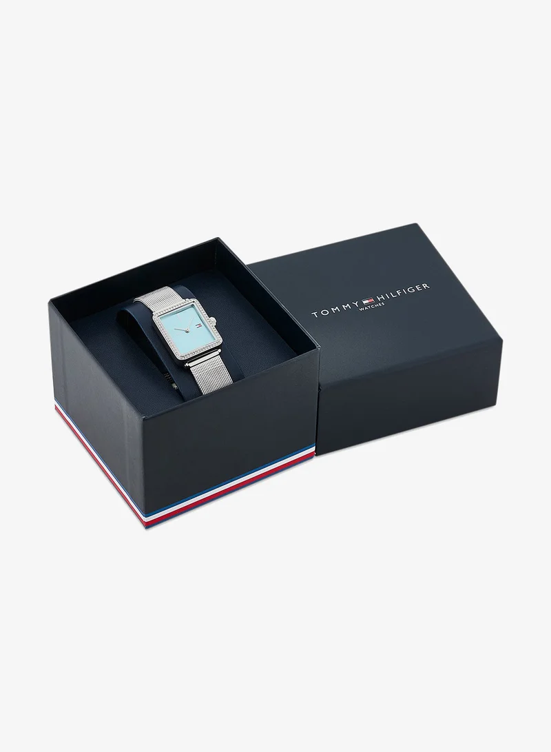 Tommy Hilfiger  2-Hand Womens Quartz Movement Watch With Silver Stainless Steel Mesh Bracelet - 1782789 for Women | Best Price UAE