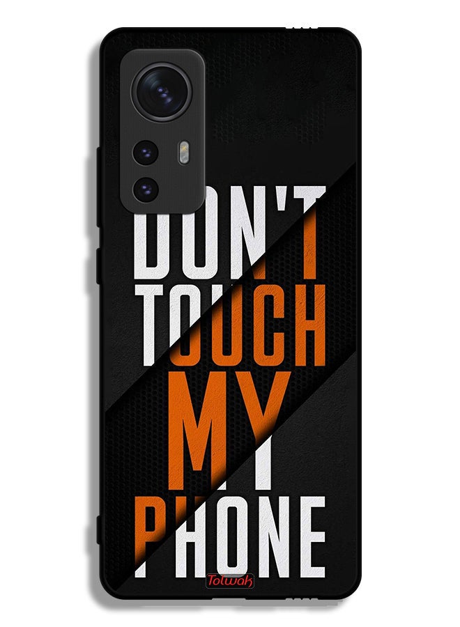 Tolwak Xiaomi 12X Protective Case Cover Do Not Touch My Phone - Image 2