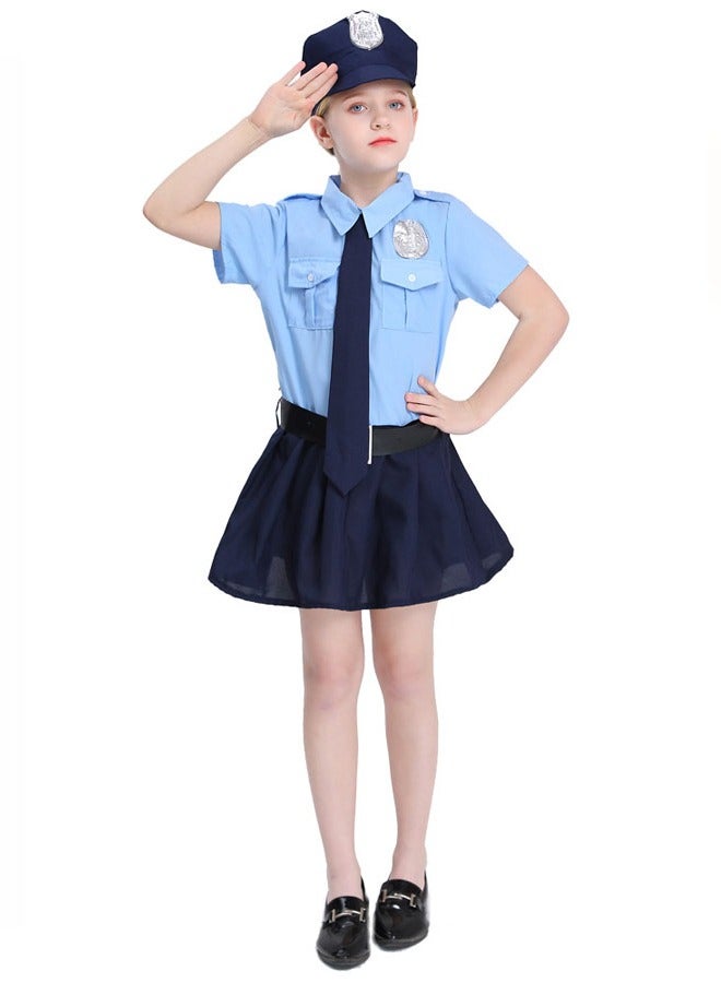 Beauenty Kids Policemen Cosplay Set，Fancy Dress for Girls - Image 1