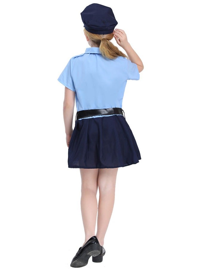 Beauenty Kids Policemen Cosplay Set，Fancy Dress for Girls - Image 4