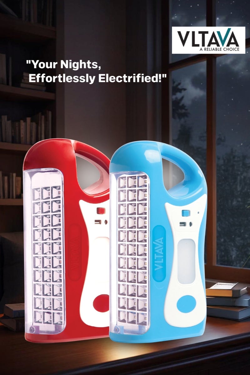 VLTAVA 2-in-1 Rechargeable LED Lantern - Emergency Light – 66 SMD LEDs, USB & Solar Charging, Power Bank, 6V 4500mAh Battery - VLEL4018 - Image 3