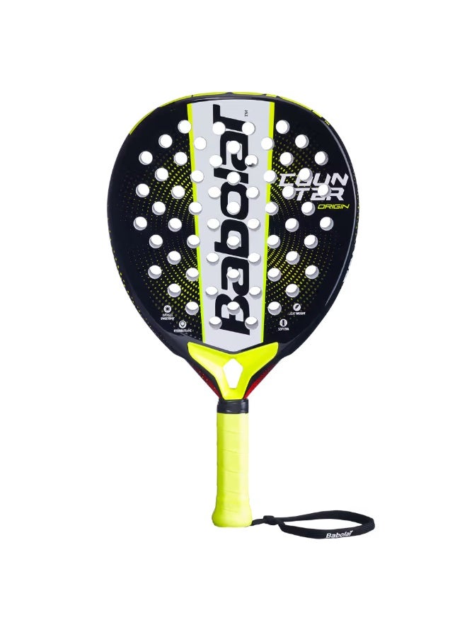 بابولات مضرب بادل COUNTER ORIGIN – أداء عالي، خفيف الوزن، تحكم في التدوير والقوة، تدريب محترفين وهواة، صالة منزلية، لياقة، متين، تصميم هوائي - Image 1