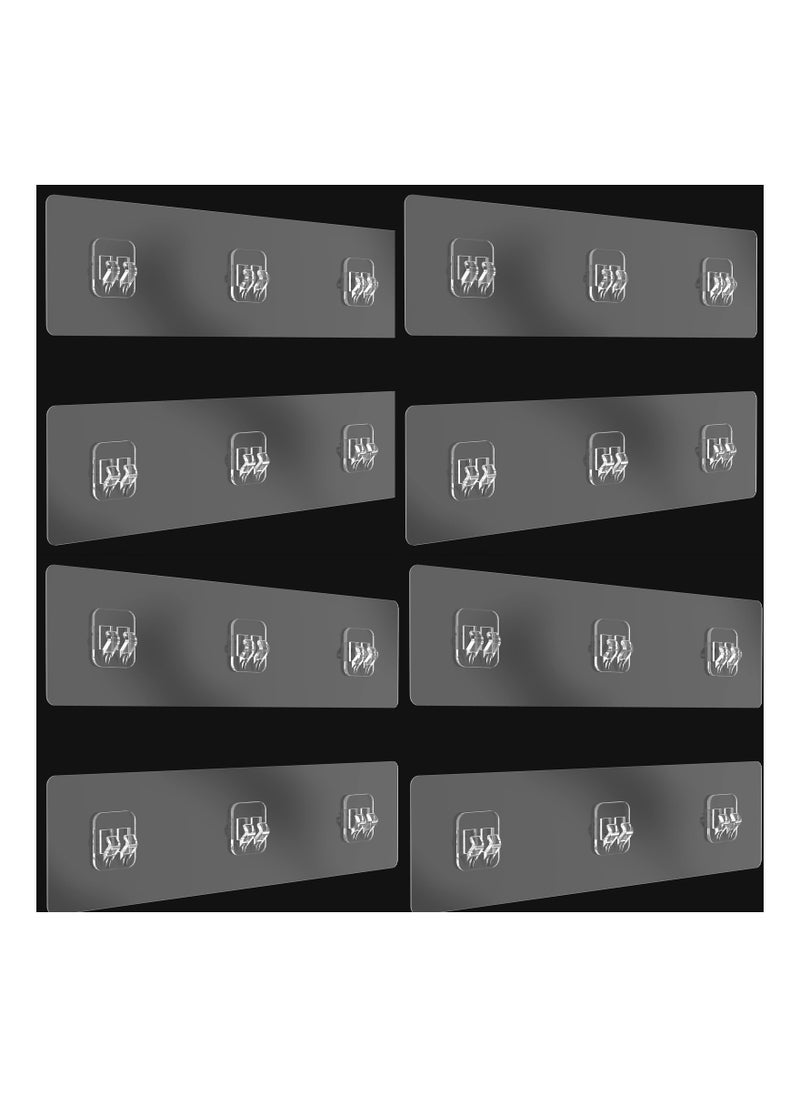 Excefore Adhesive for Shower Caddy Adhesive Replacement Stickers Sticky Pads - Shower Shelf Adhesive for Shower Caddy, Bathroom Storage Shelves and Kitchen Racks 8 Pack  - Image 1