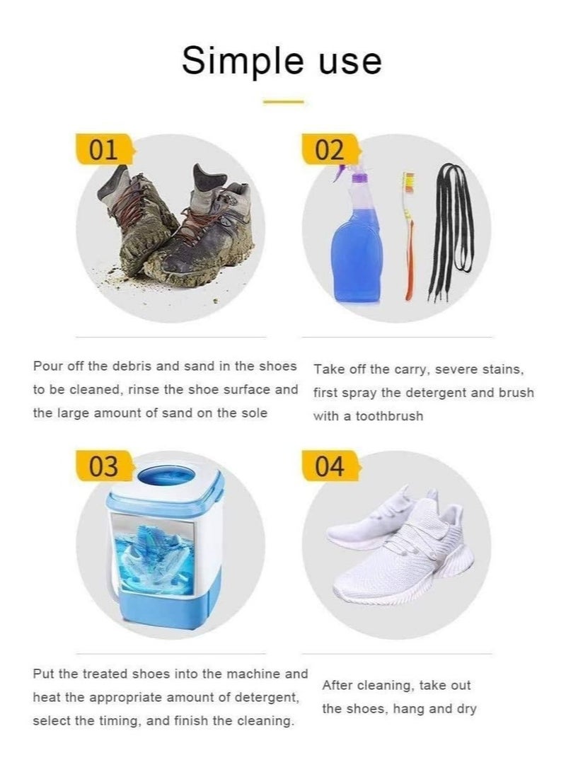 ELTRAZONE غسالة ملابس محمولة ومجفف ملابس صغير مع دورة عصر بسعة خرطوم مثالية للغسيل المدمج للشقق السكنية والمركبات الترفيهية - Image 5