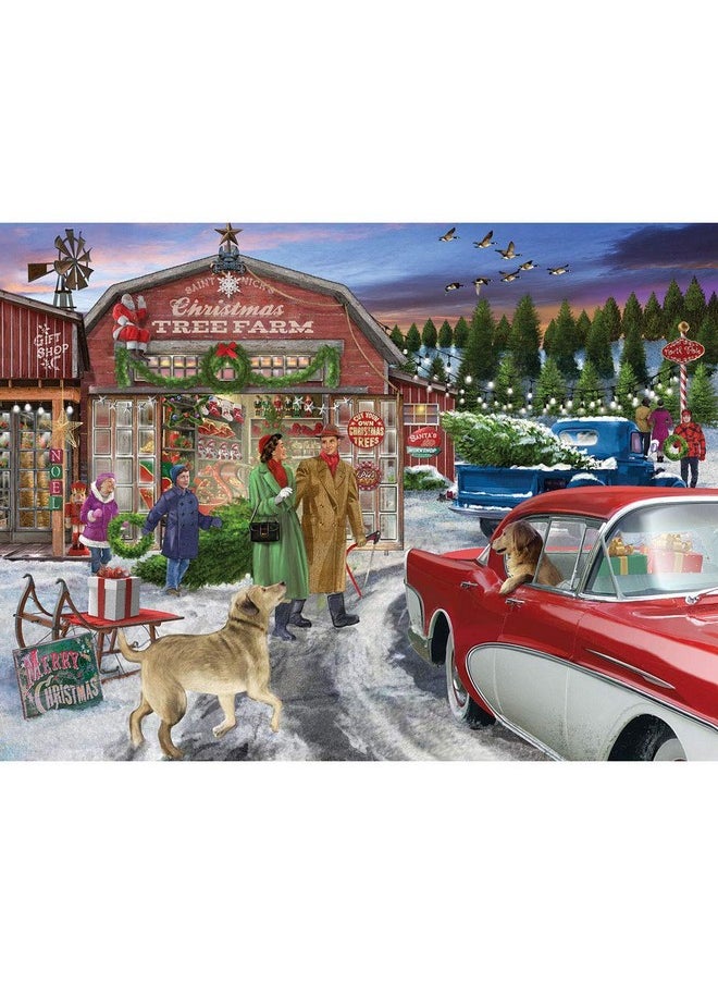 Bits and Pieces Bits and Pieces - Value Set of Three (3) 500 Piece Jigsaw Puzzles for Adults - Each Puzzle Measures 18" x 24" - Home for The Holidays Jigsaws by Artist Bigelow Illustrations  - Image 4