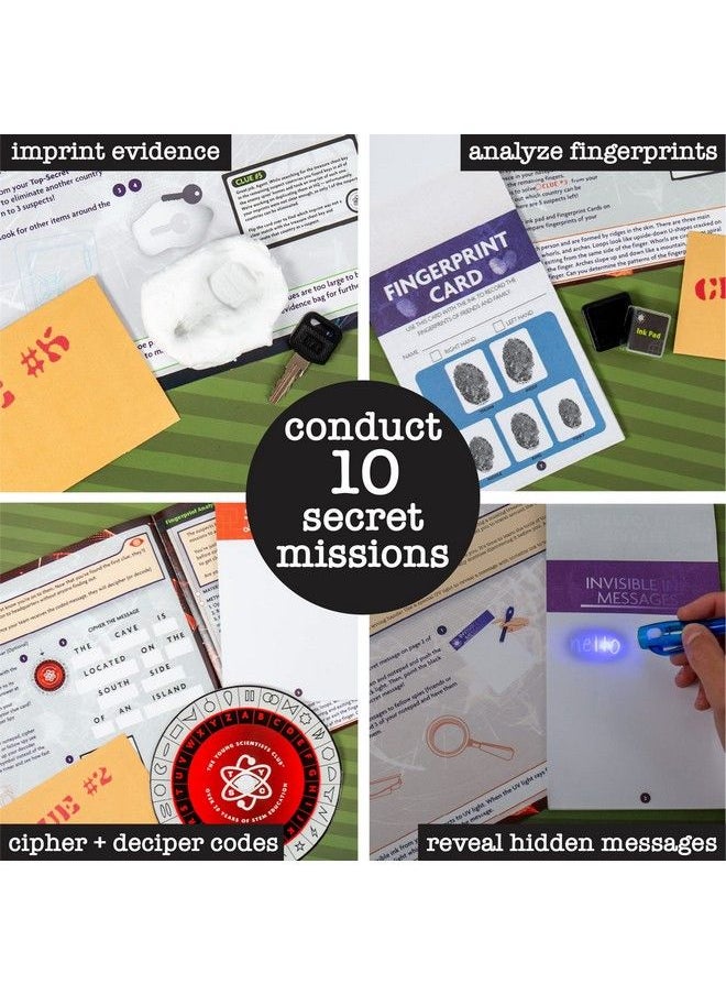 The Young Scientists Club - Top Secret Spy Science Kit Detective Kit For Kids Crimesolver Set For Spy Parties Great Science Toy Gift For Boys And Girls Be Your Own Secret Agent Ages 8 9 10 - Image 1