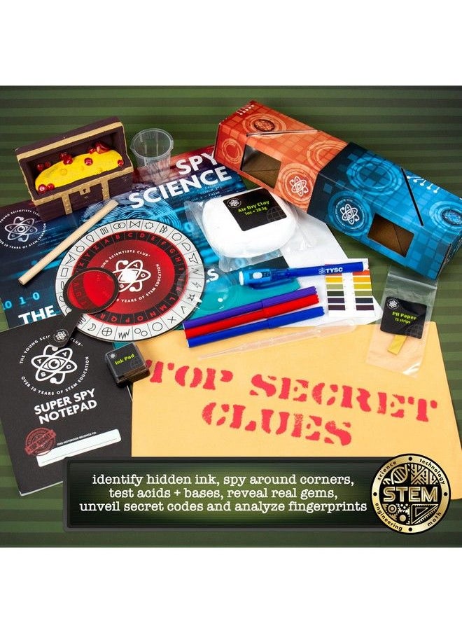 The Young Scientists Club - Top Secret Spy Science Kit Detective Kit For Kids Crimesolver Set For Spy Parties Great Science Toy Gift For Boys And Girls Be Your Own Secret Agent Ages 8 9 10 - Image 1