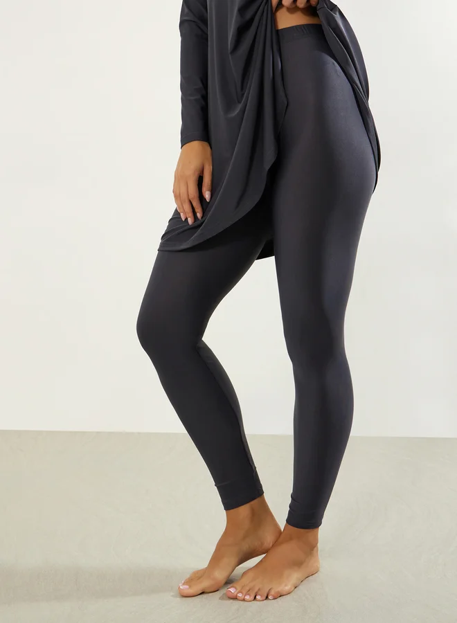 Styli  Pack of 2 - Full Sleeve High Neck Tunic and Leggings Burkini Set for Women | Best Price UAE