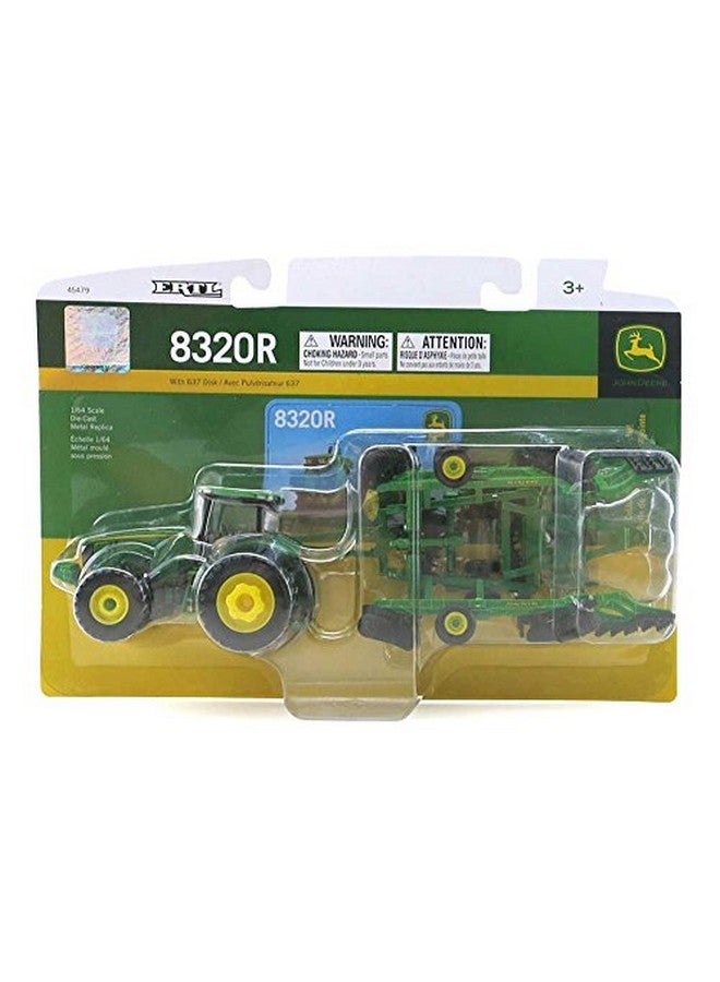 ERTL John Deere 8320R Tractor and Model 637 Disk Set (1:64 Scale) - Image 4