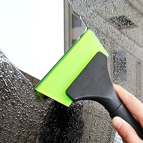 WedFeir Small Squeegee with 5 Inch Green Rubber Window Tint Squeegee, Mini Wiper Window Tinting Tools with Non-Slip Handle for Car, Glass, Mirror, Shower, Auto,Windows. (Green) - Image 4