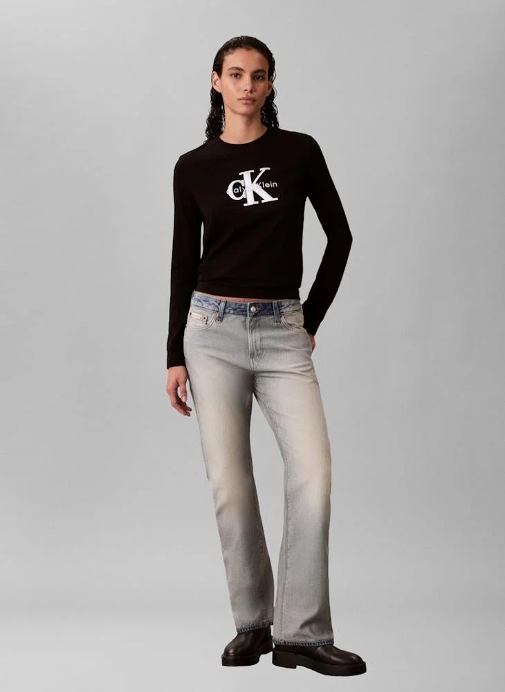 Calvin Klein Jeans  Graphic Crew Neck T-Shirt for Women | Best Price UAE