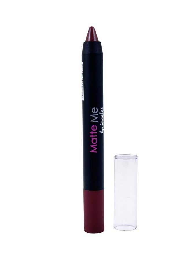 INCOLOR Matte Me Crayon Lipstick, Long Lasting, Waterproof And Smooth Texture Pencil Lipstick For Girl & Women, 2.3G Shade No.7 - Image 3