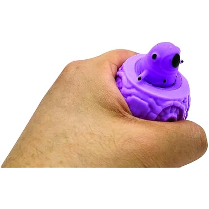 Geddes Raymond Squeeze N Pop Toy (24 Pack) - Squishy Animal Squeeze Toy for Kids - Relaxing Popper Toy - Image 2