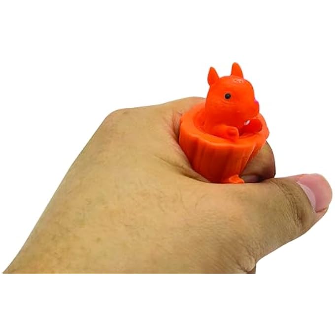 Geddes Raymond Squeeze N Pop Toy (24 Pack) - Squishy Animal Squeeze Toy for Kids - Relaxing Popper Toy - Image 4